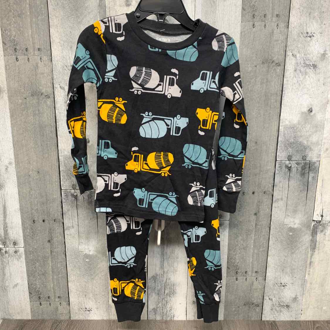 Size 3T Gray Print Just One You 2pc PJs