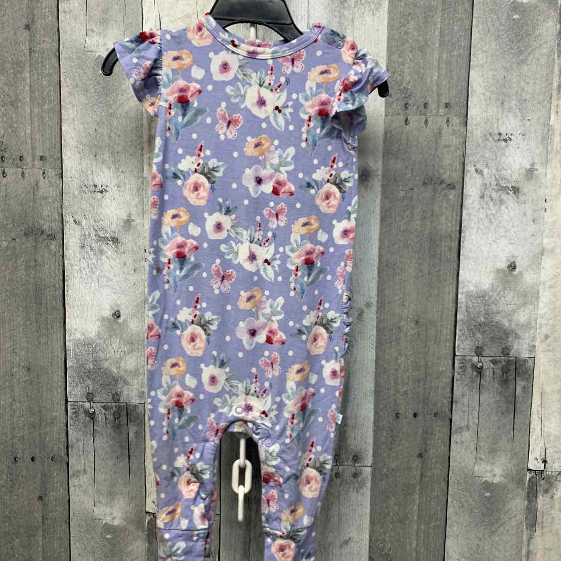 Size 12-18 Months Purple/Pink Posh Peanut Romper