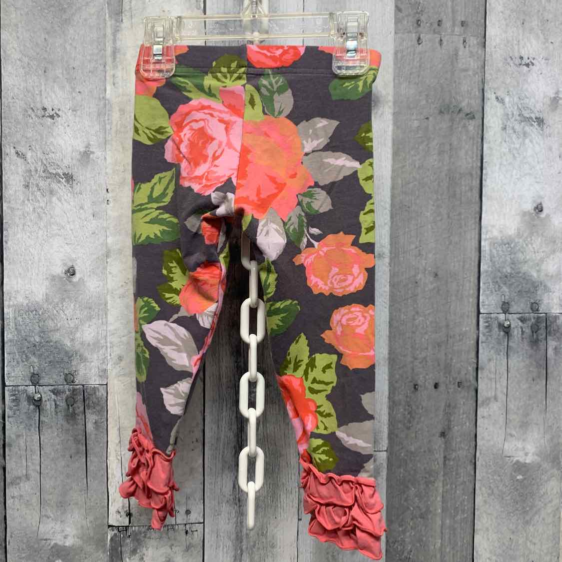 Size 2T Gray/Pink Matilda Jane Leggings
