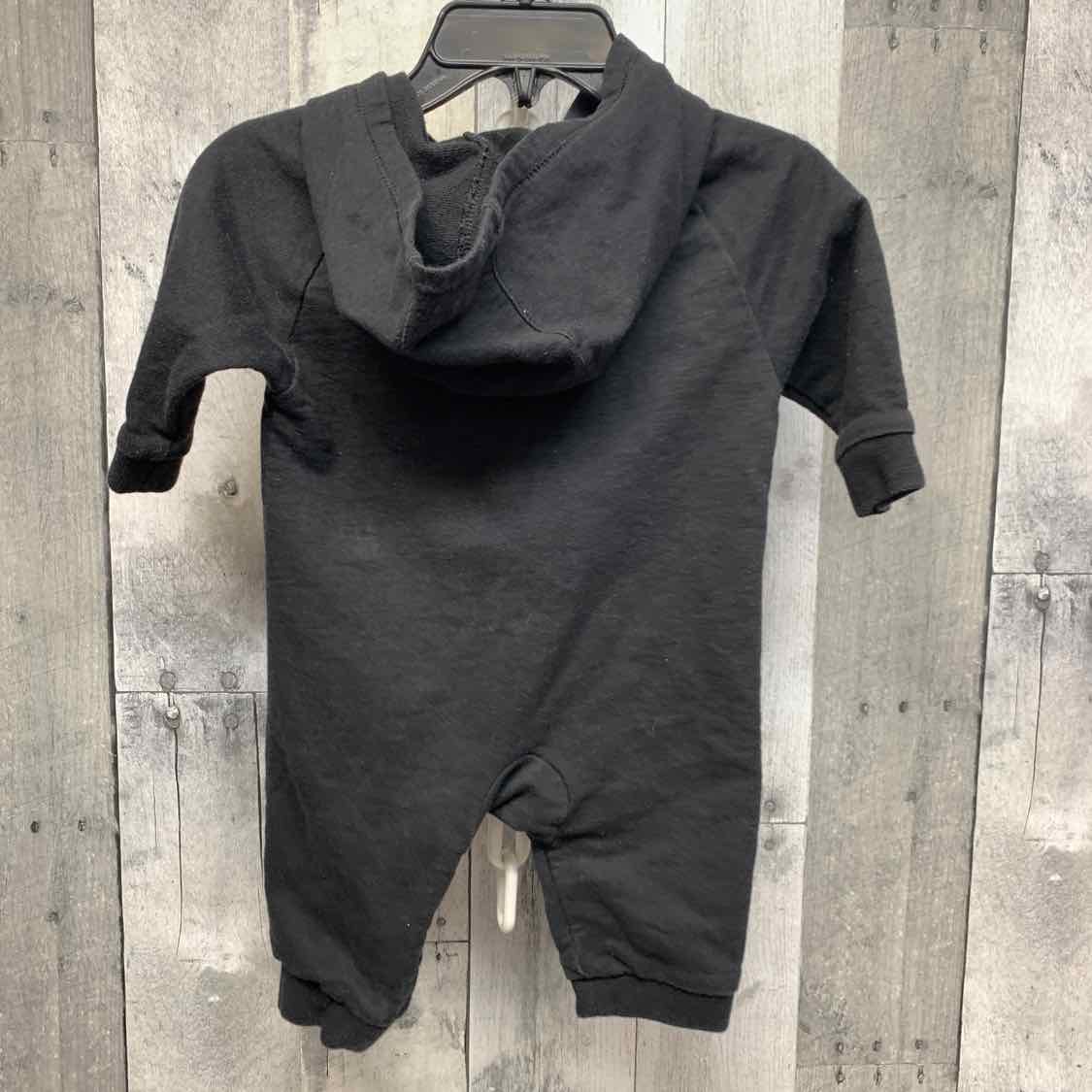 Size 3 Months Black Graphic Sport Brand Romper