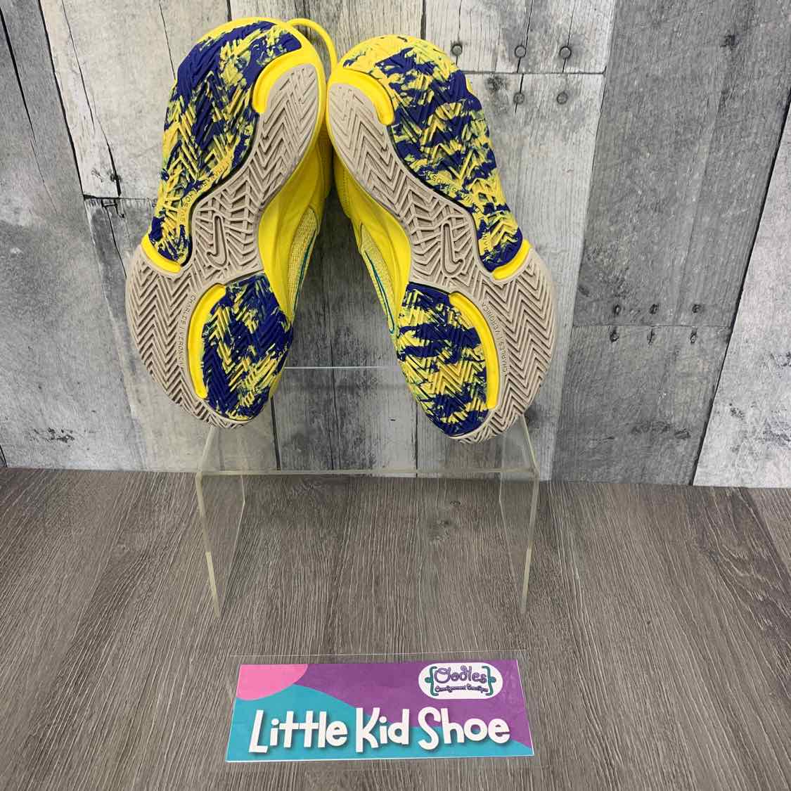Size 11 Yellow/Blue Sport Brand Sneakers