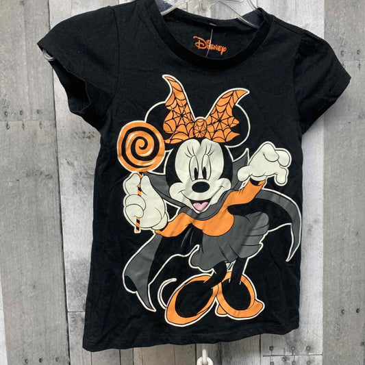 Size 6 Black/Orange Disney T Shirt