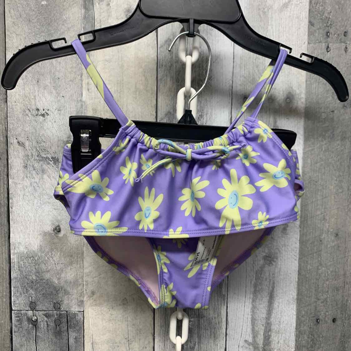 Size 6/7 Purple/Green Art Class Swim Suit - 2pc+