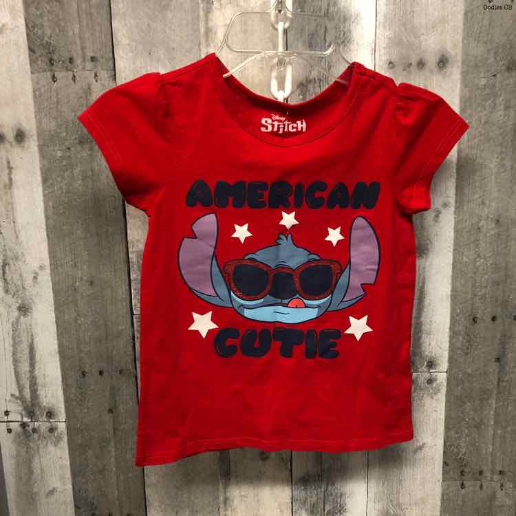 Size 5/6 Red Graphic Disney T Shirt