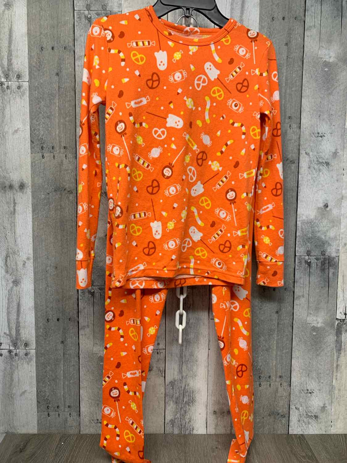 Size 12 Orange Print Cat & Jack 2pc PJs