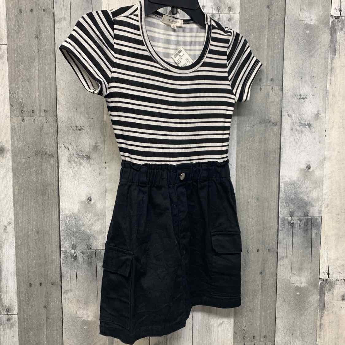 Size Small White/Black B Brand Dress