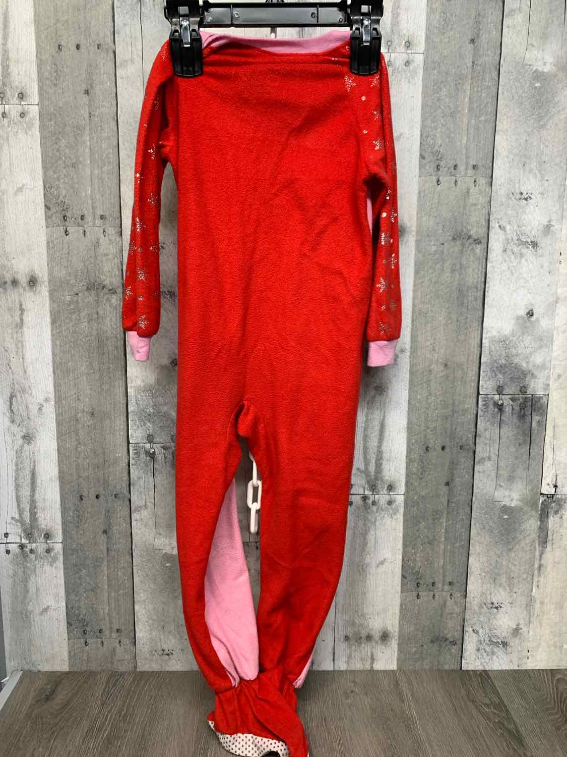 Size 5T Pink/Red B Brand Footy PJs