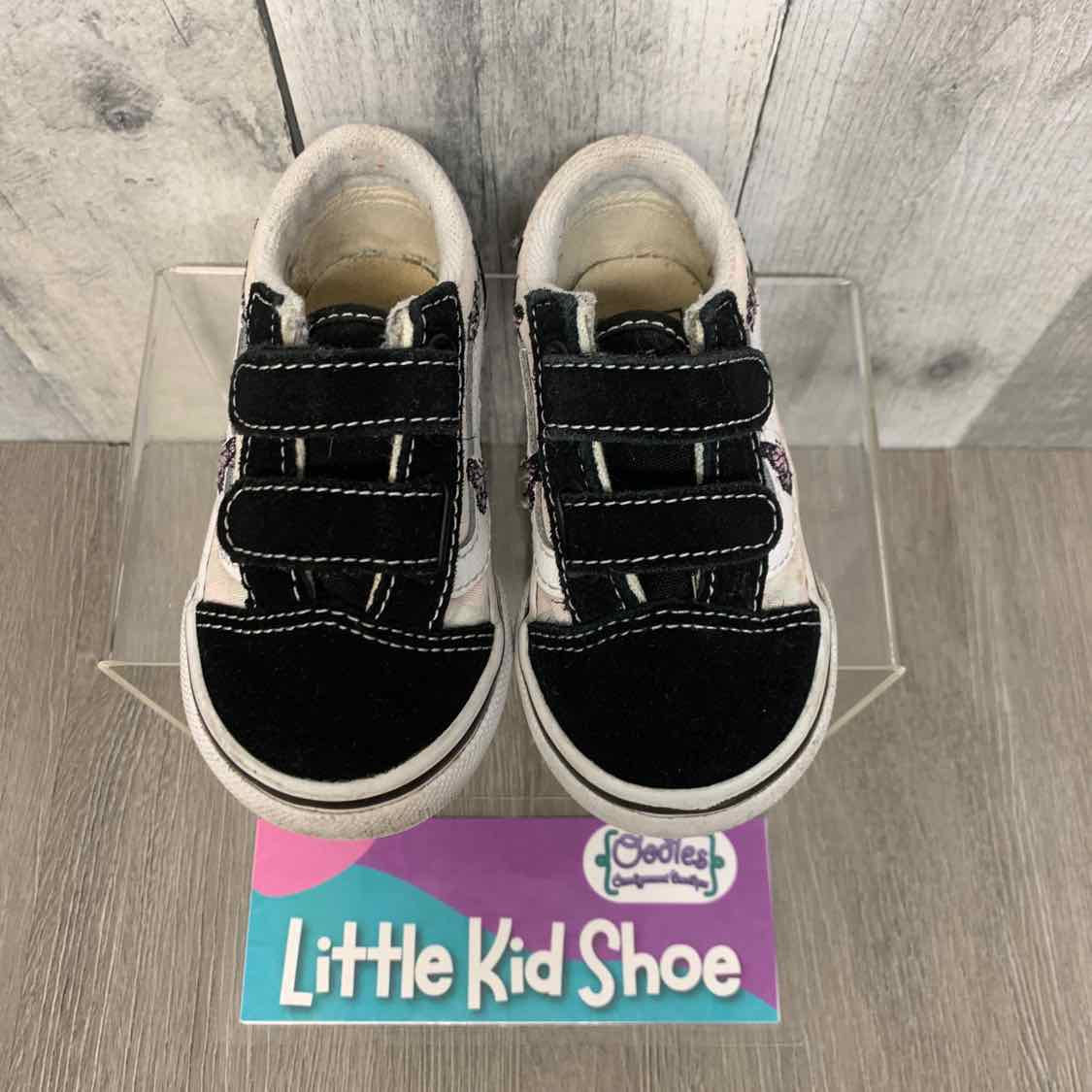Size 5 Black/Pink Vans Sneakers