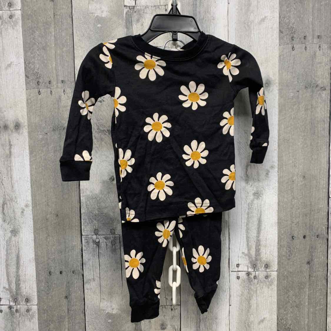 Size 12 Months Black Print B Brand 2pc PJs
