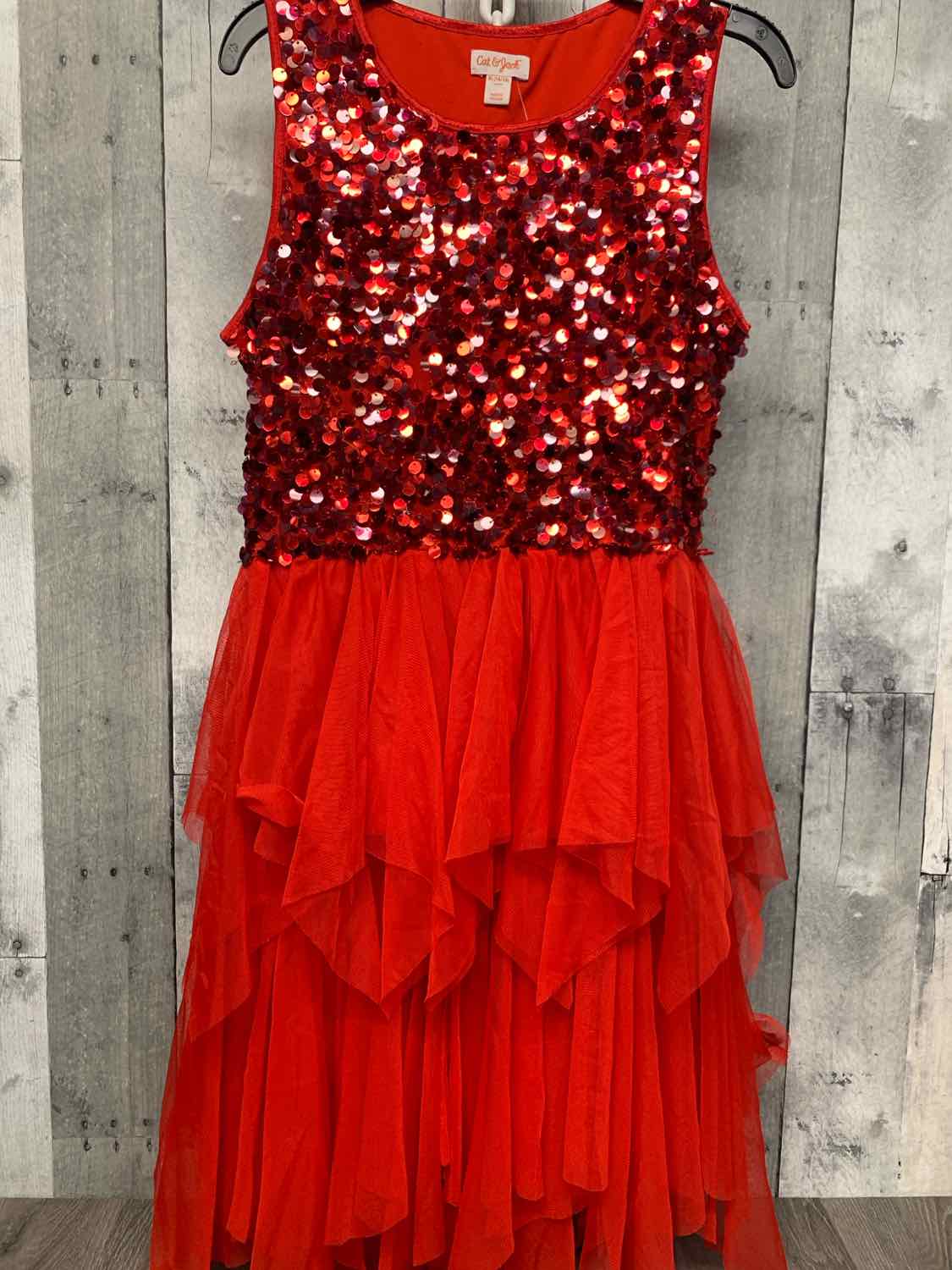Size 14/16 Red Cat & Jack Dress - Party