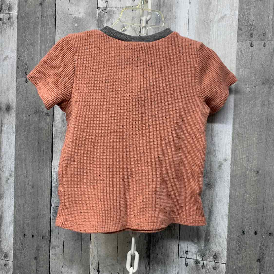 Size 3T Orange/Gray Nicole Miller T Shirt - OodlesCB