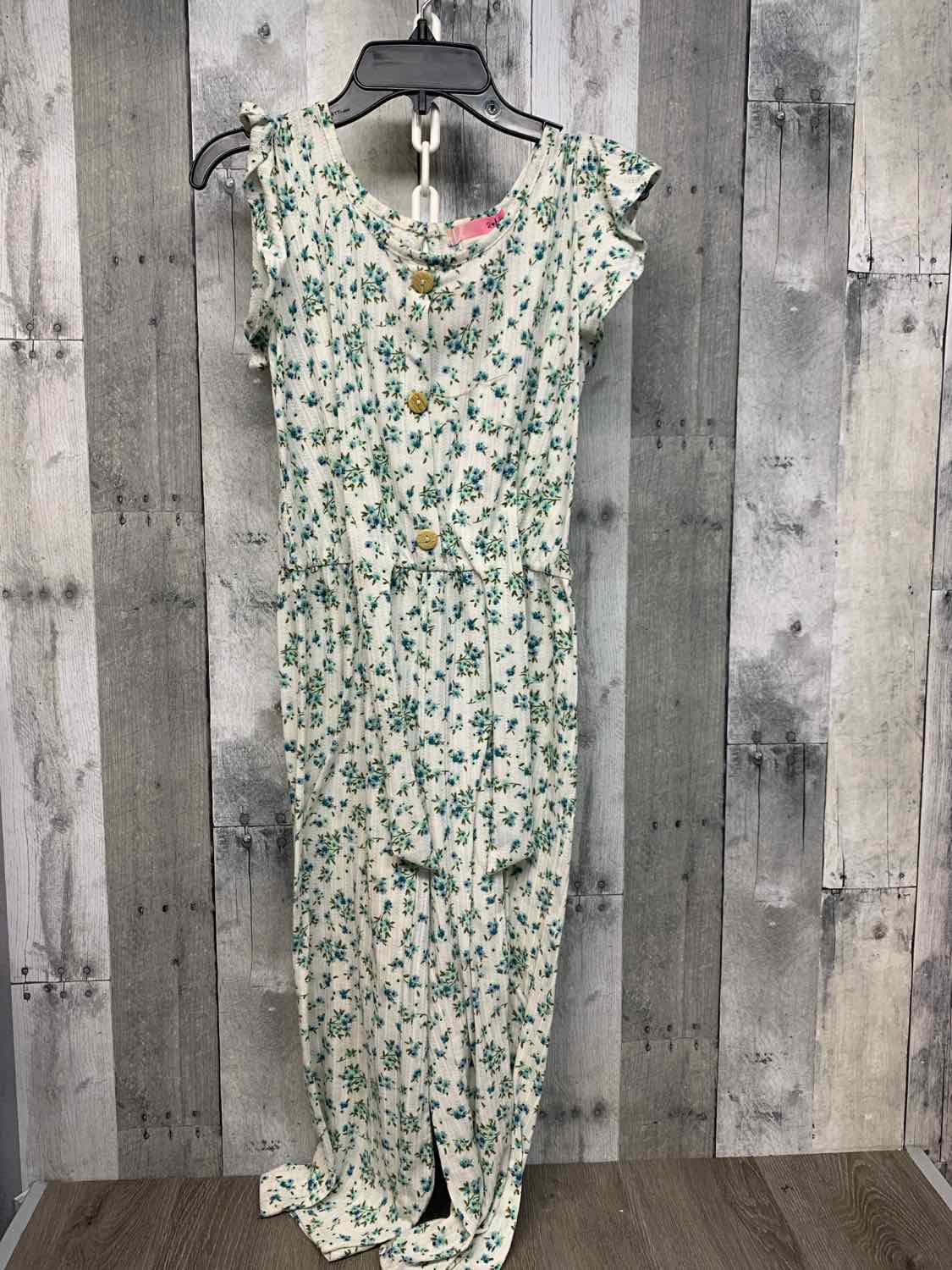 Size 12 White/Blue 2 Hip Romper