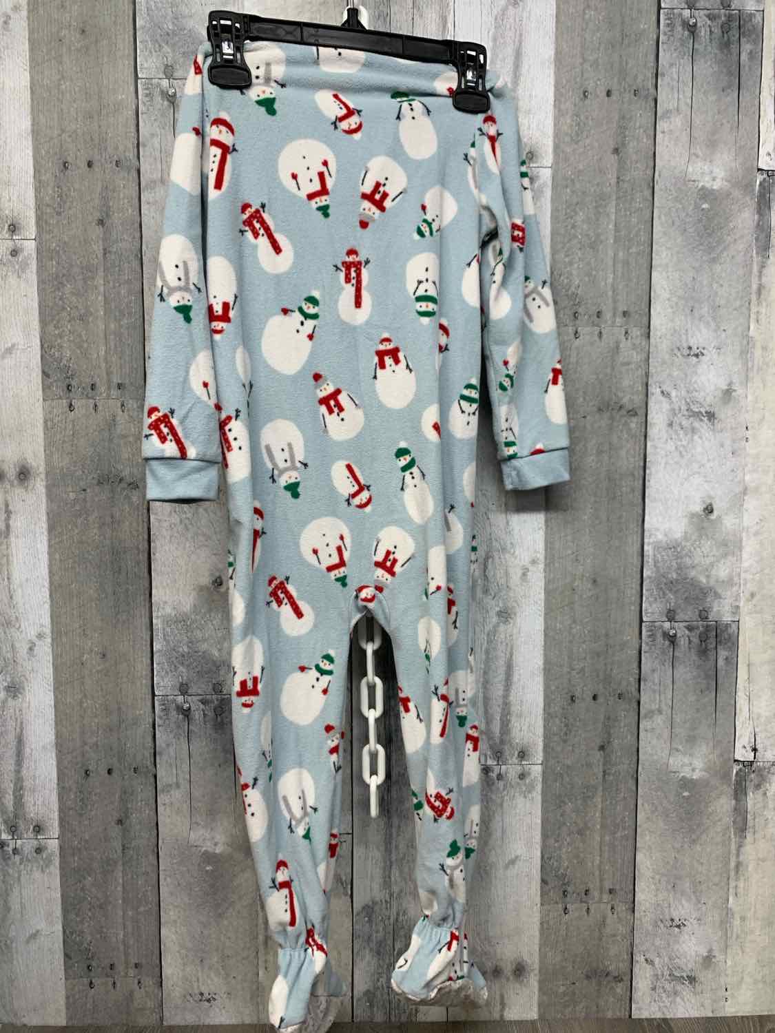 Size 4T Blue Print Child of Mine Footy PJs