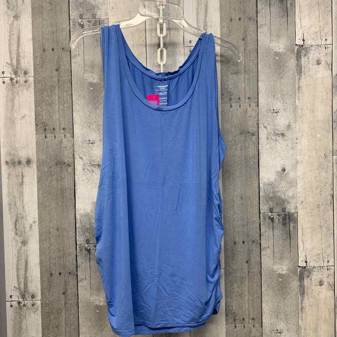 Size XL Blue Motherhood Tank Top