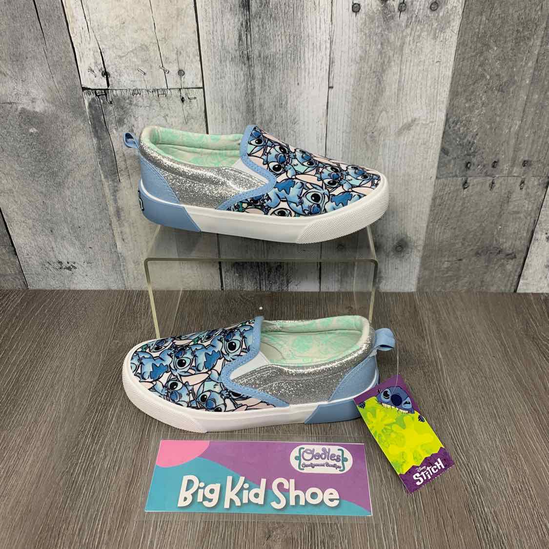 Size 13 Blue/Silver Disney Sneakers