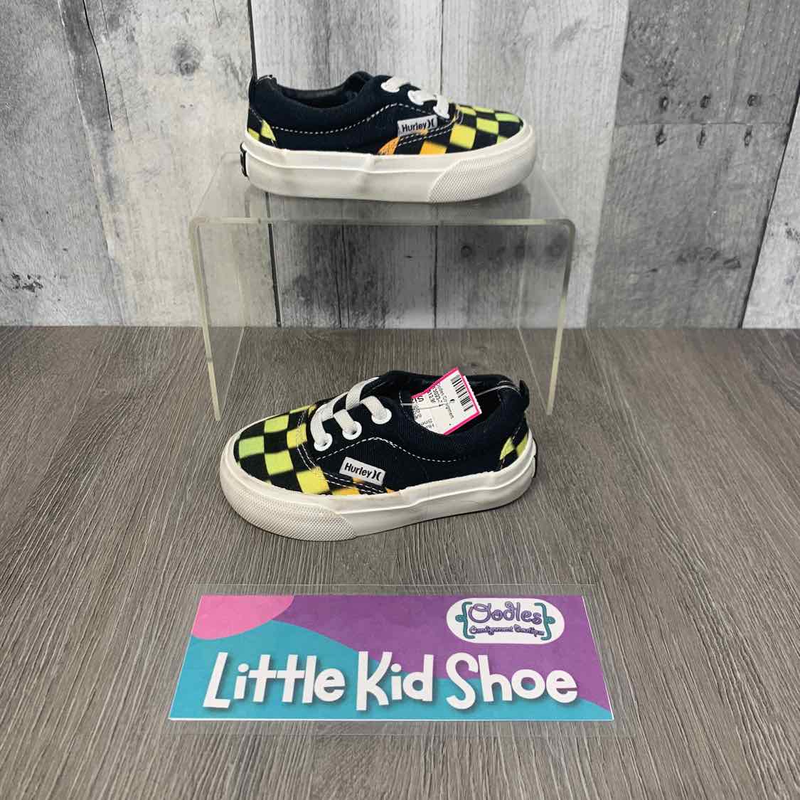 Size 5 Black/Yellow Hurley Sneakers
