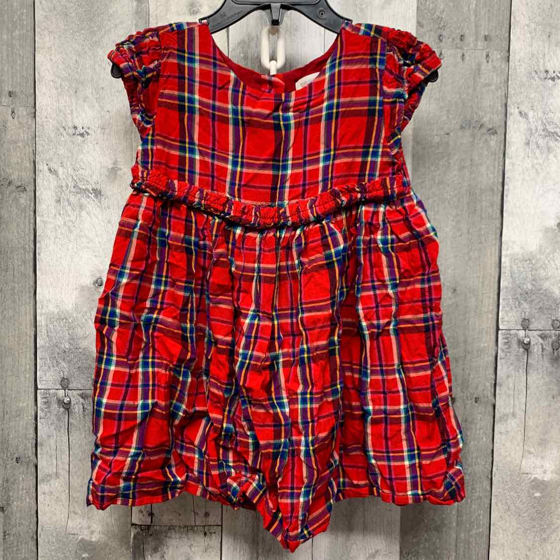Size 2T Red Plaid Gymboree Dress