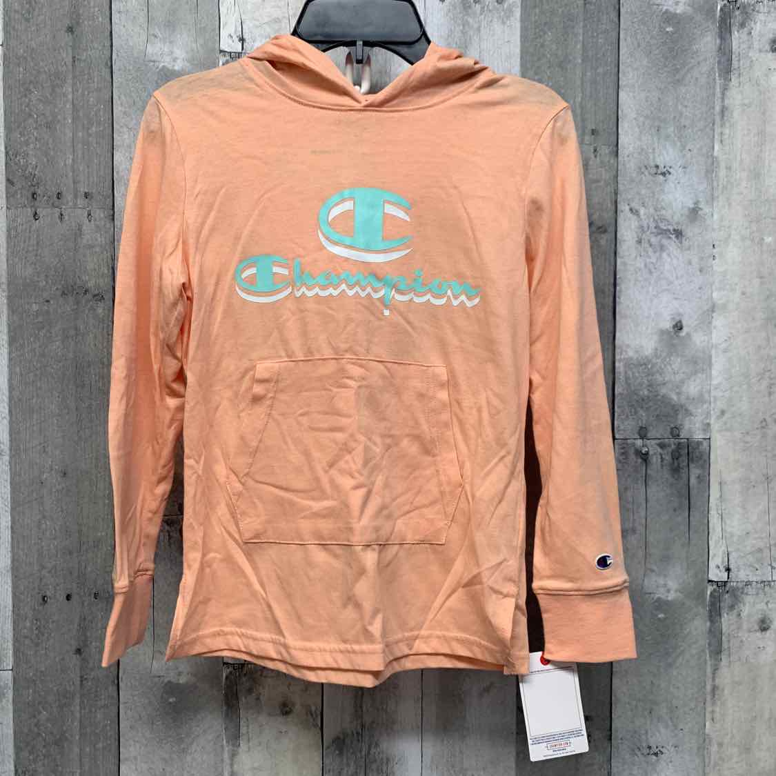 Size Medium Peach Graphic Champion Long Sleeve Shirt