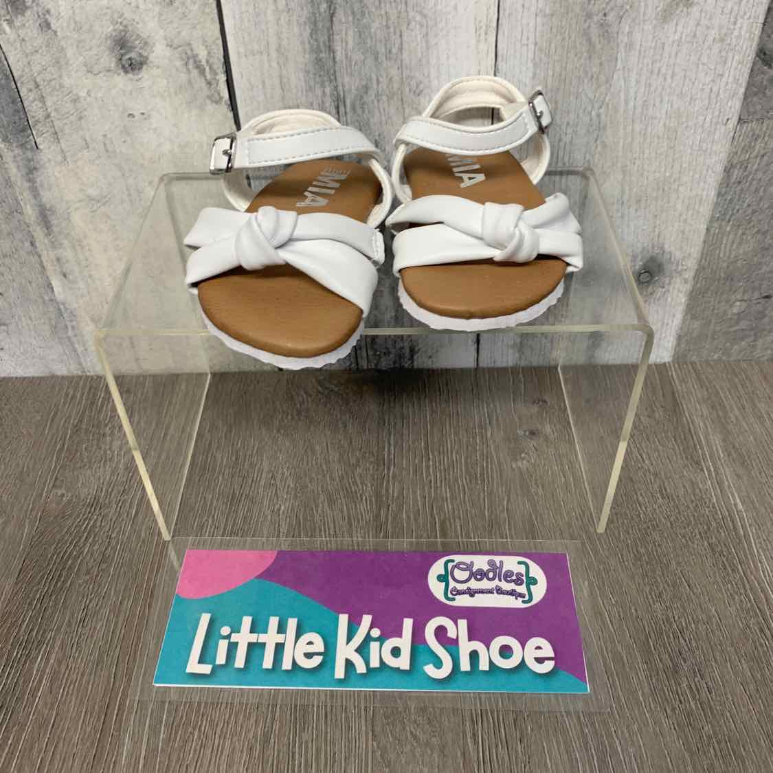 Size 2 White Mid Brand Sandals
