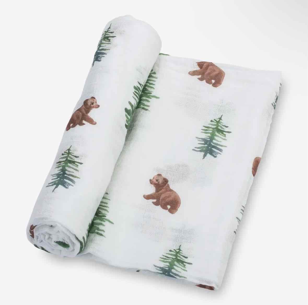 LollyBanks Baby Bear Receiving Blanket