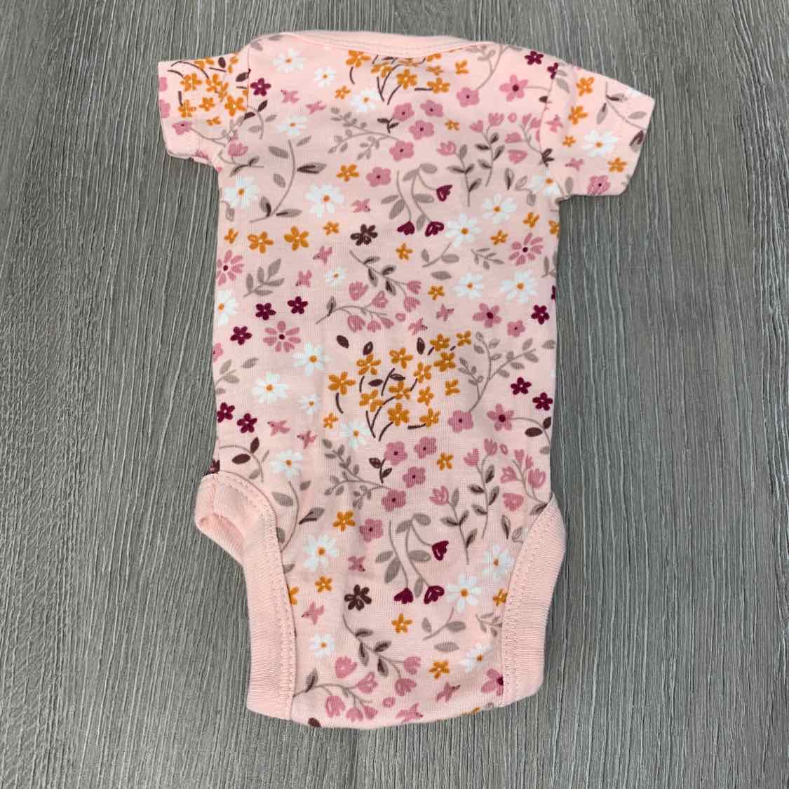 Size Preemie Pink Graphic Gerber Bodysuit