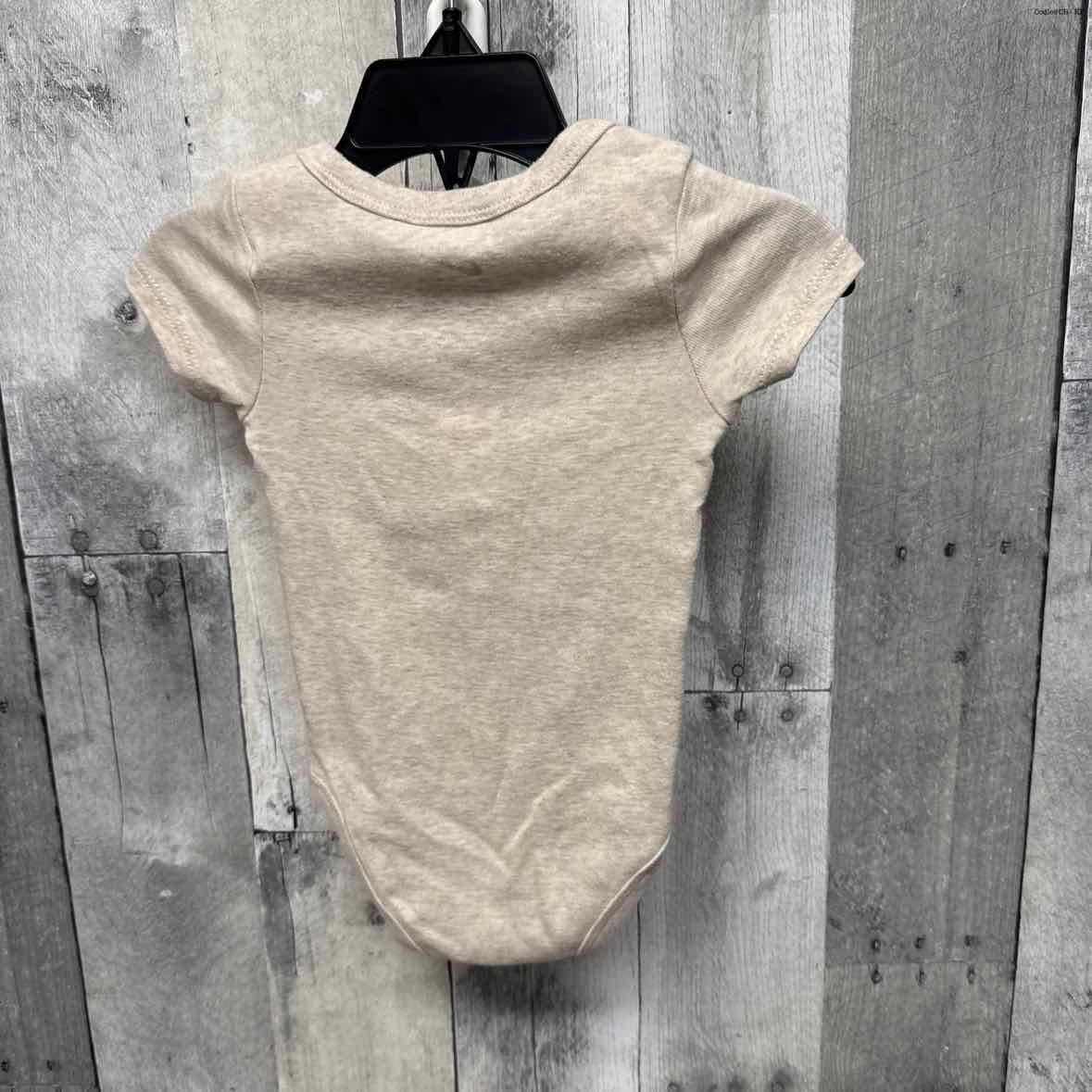 Size 9 Months Tan Sport Brand Bodysuit - OodlesCB