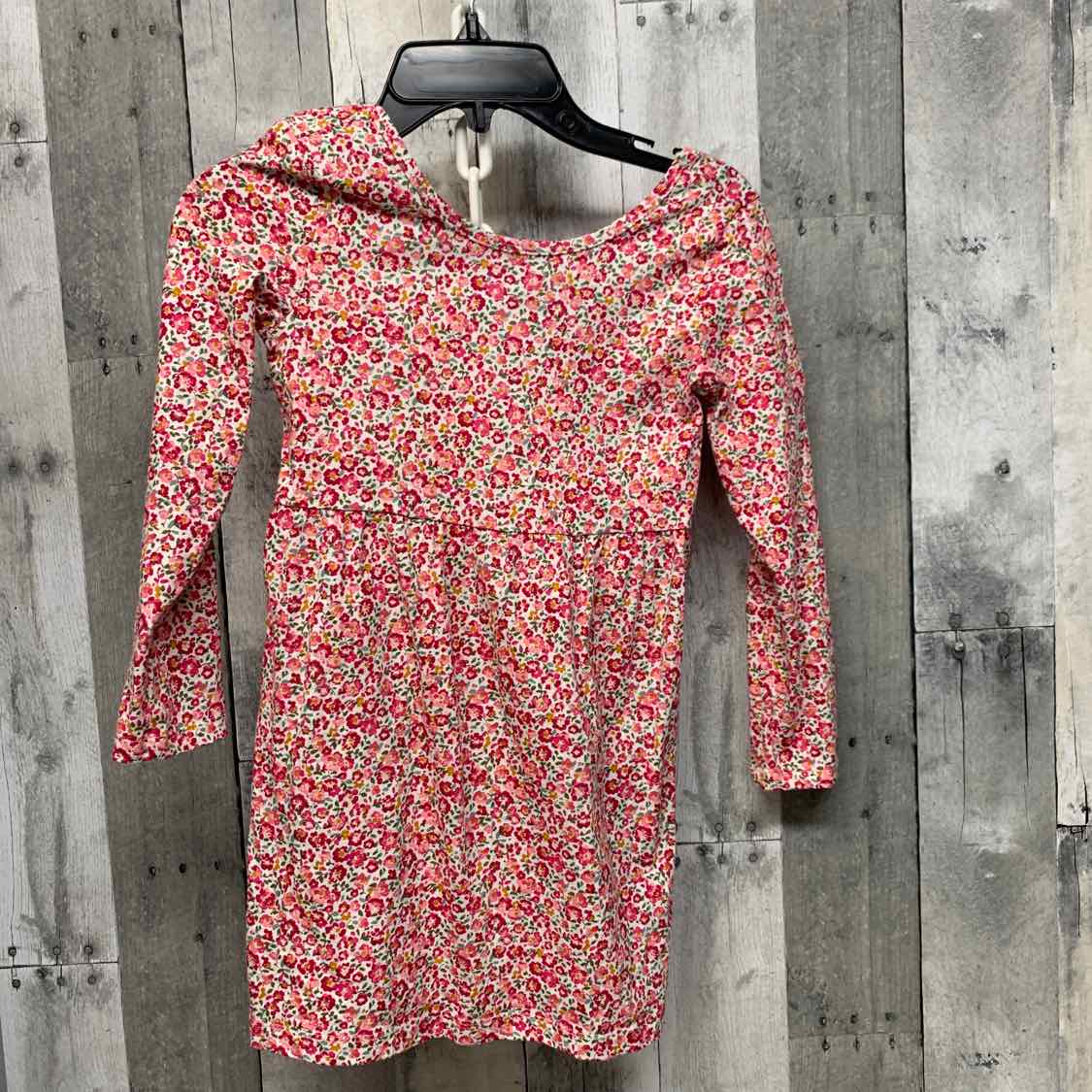 Size 6 Pink Floral Print Carter's LS Dress