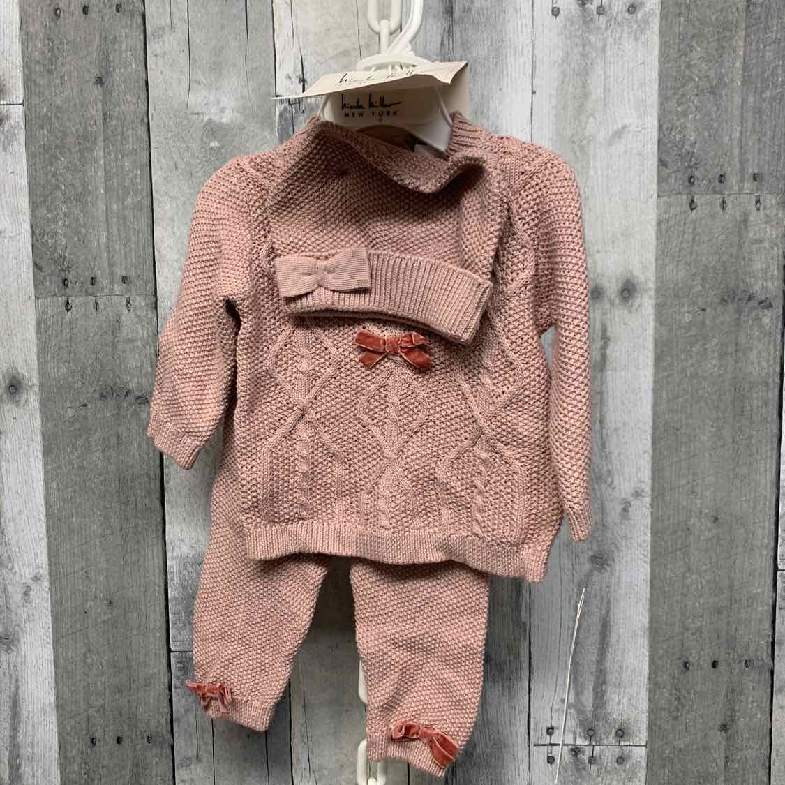 Size 3-6 Months Pink Nicole Miller Shirt/Pants