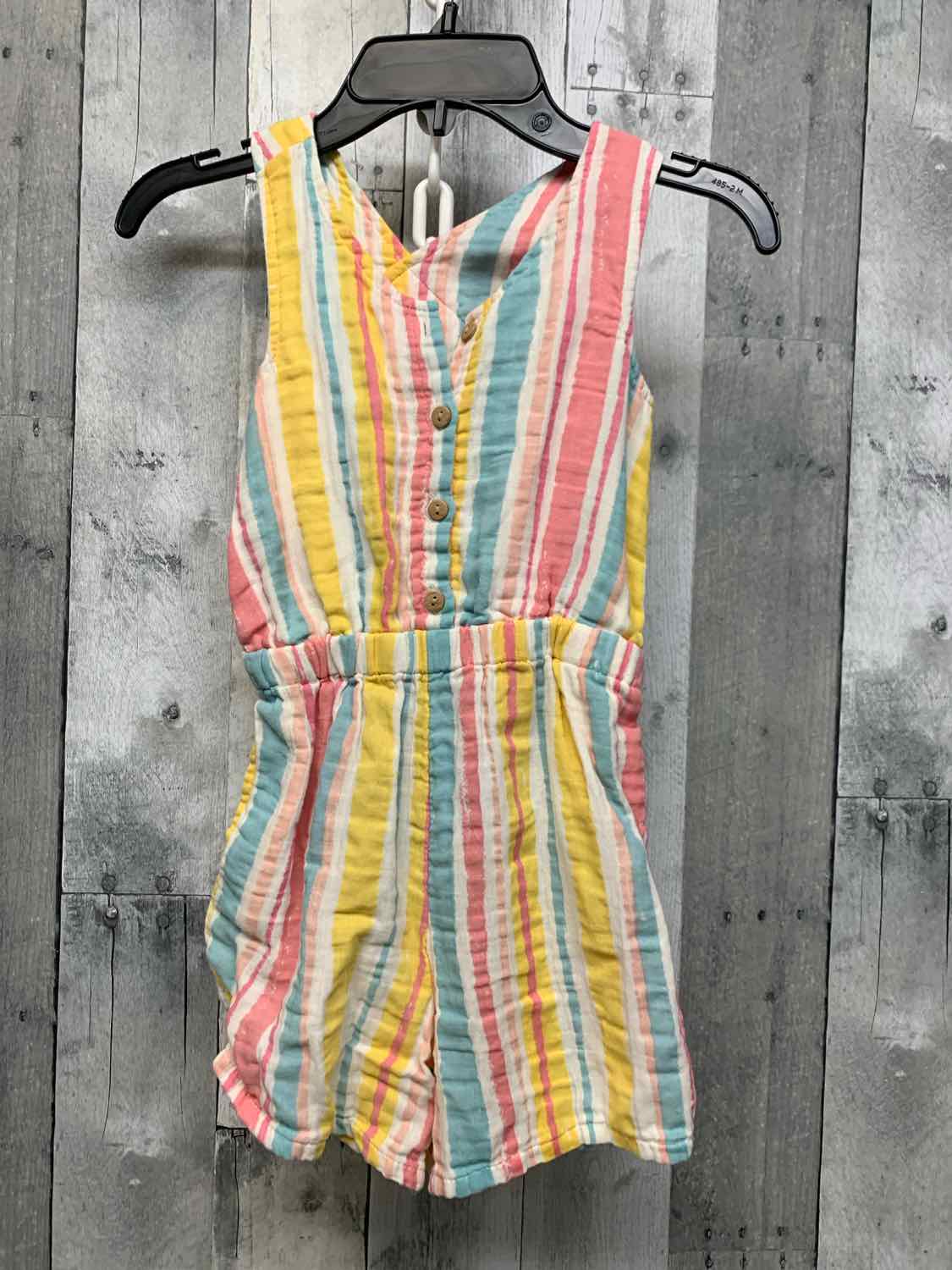 Size 5 Yellow/Pink Old Navy Romper