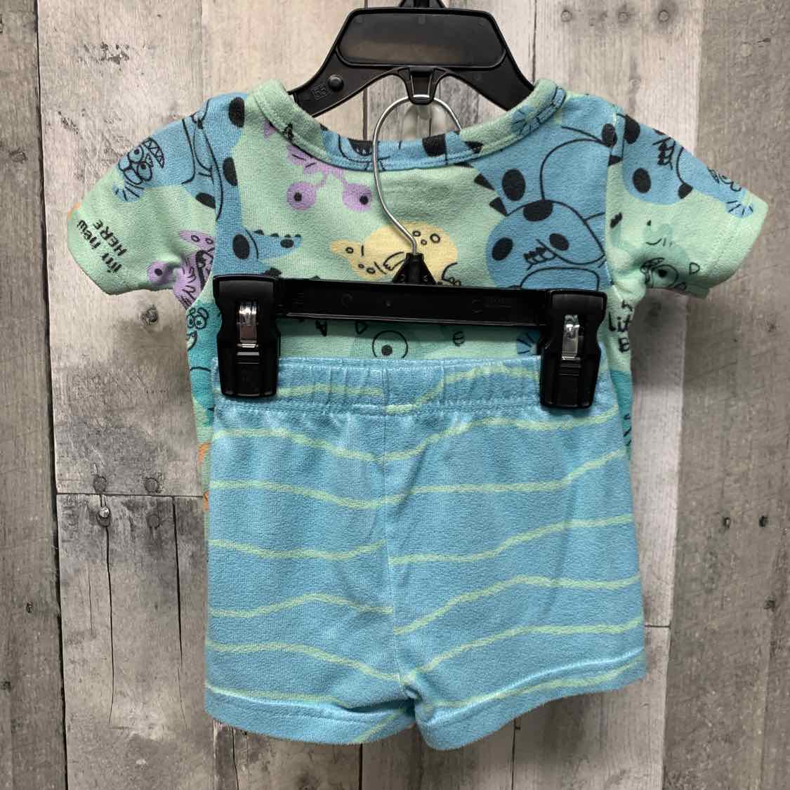 Size 2T Mint Graphic Disney 2pc PJs
