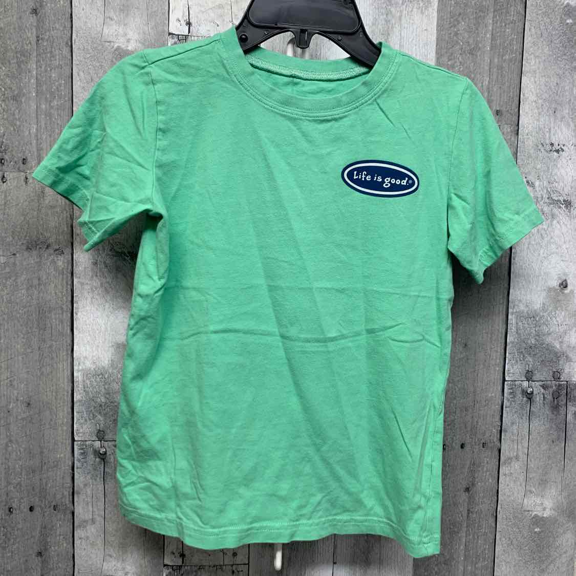 Size Medium Green Graphic Life is Good T Shirt