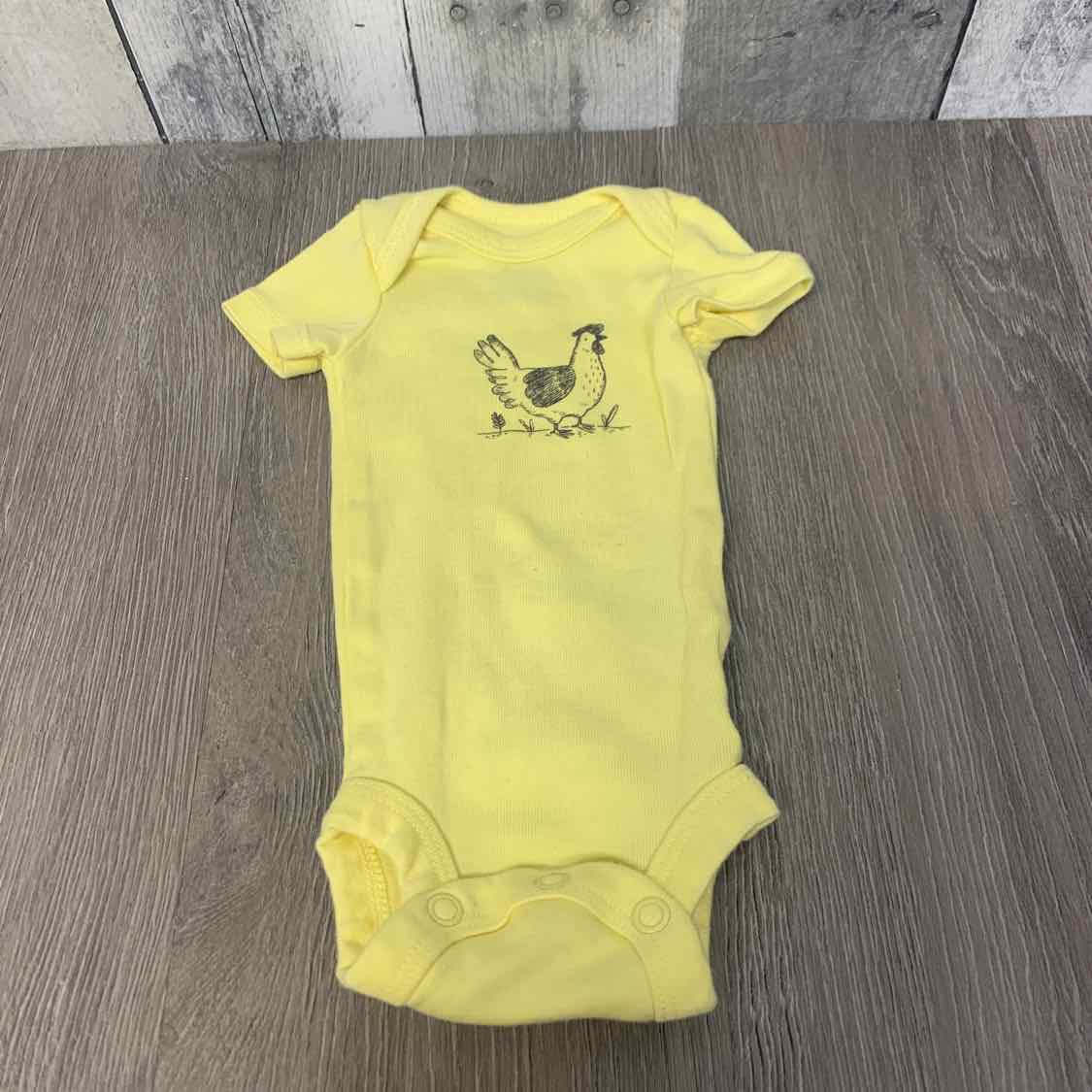 Size Preemie Yellow Carter's Bodysuit