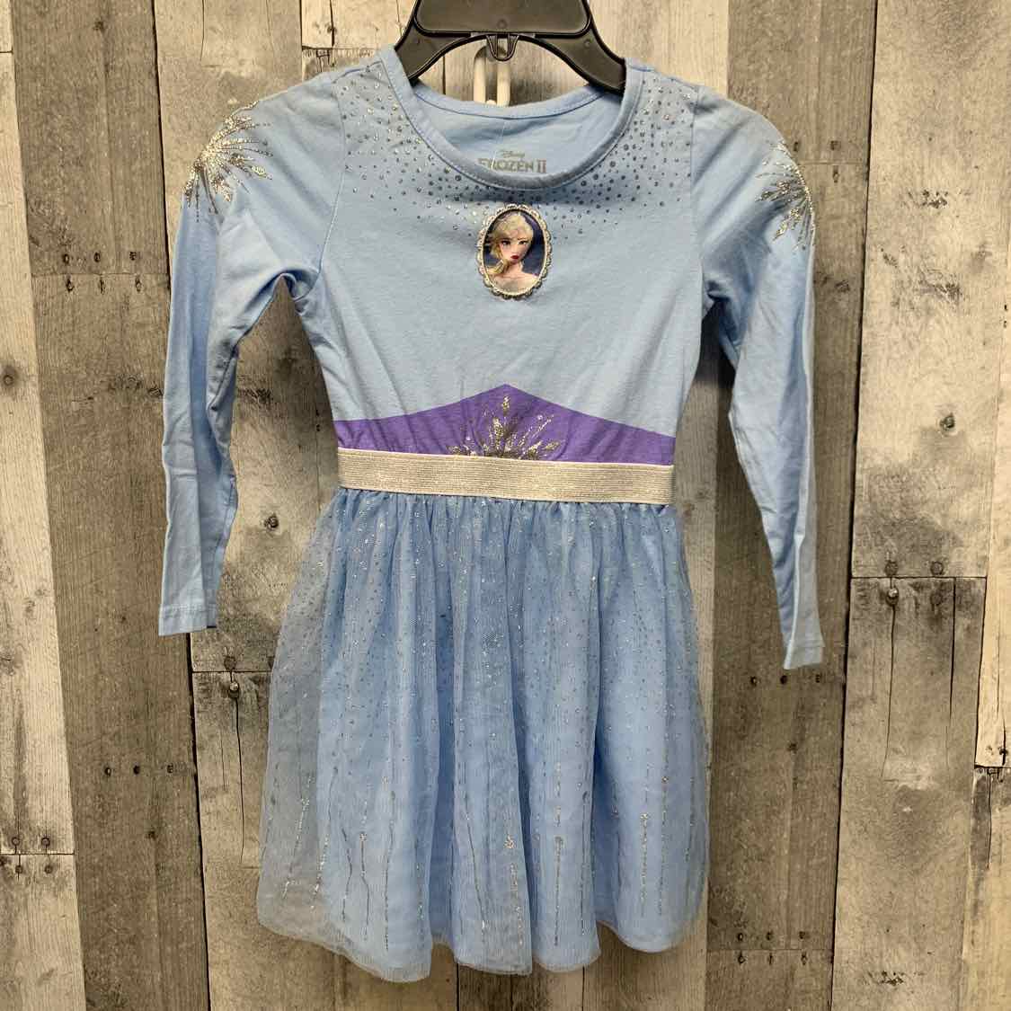 Size 5 Blue Disney LS Dress