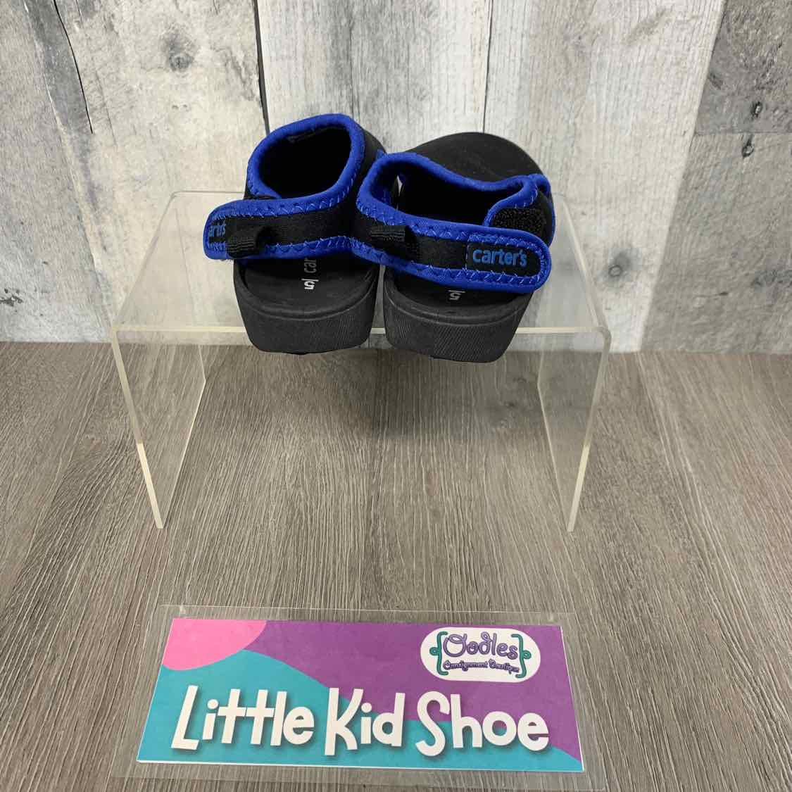 Size 5 Black/Blue Carter's Sandals