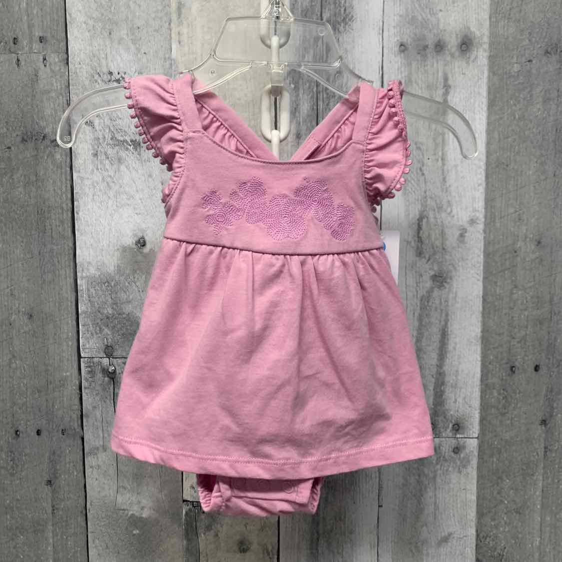 Size Newborn Purple Carter's Romper - OodlesCB