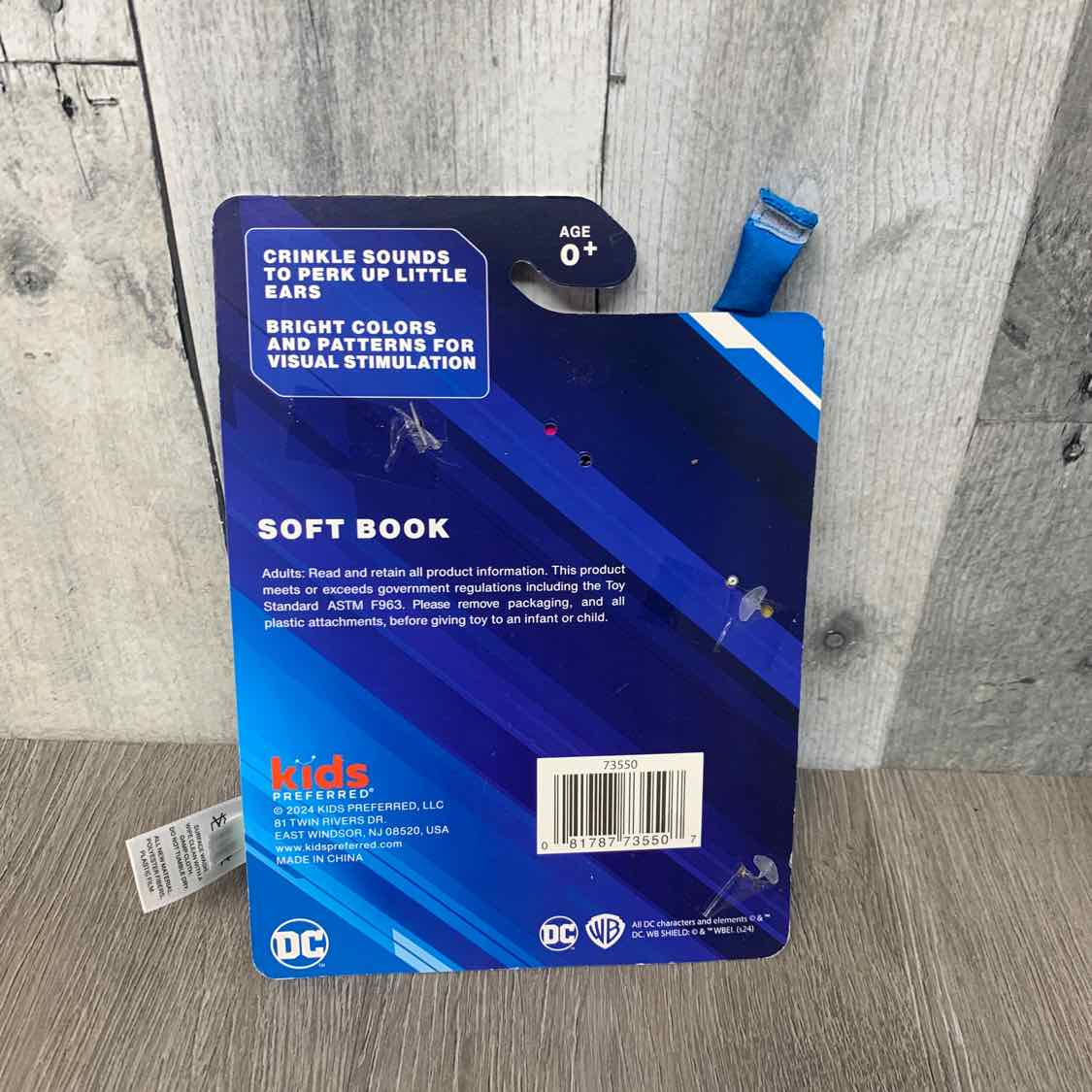 DC Comics Blue/Red Soft Book