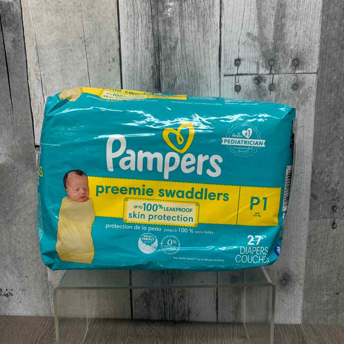 Diaper Size Preemie Pampers Disposable Diapers - OodlesCB