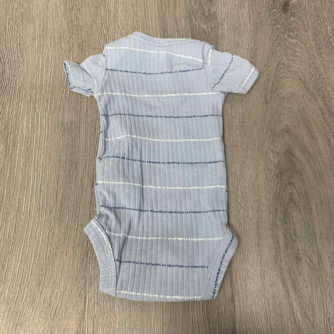 Size Preemie Blue/White Just One You Bodysuit - OodlesCB