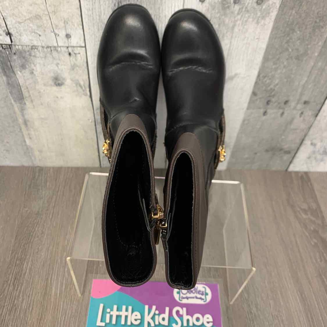 Size 9 Black/Gold Michael Kors Boots