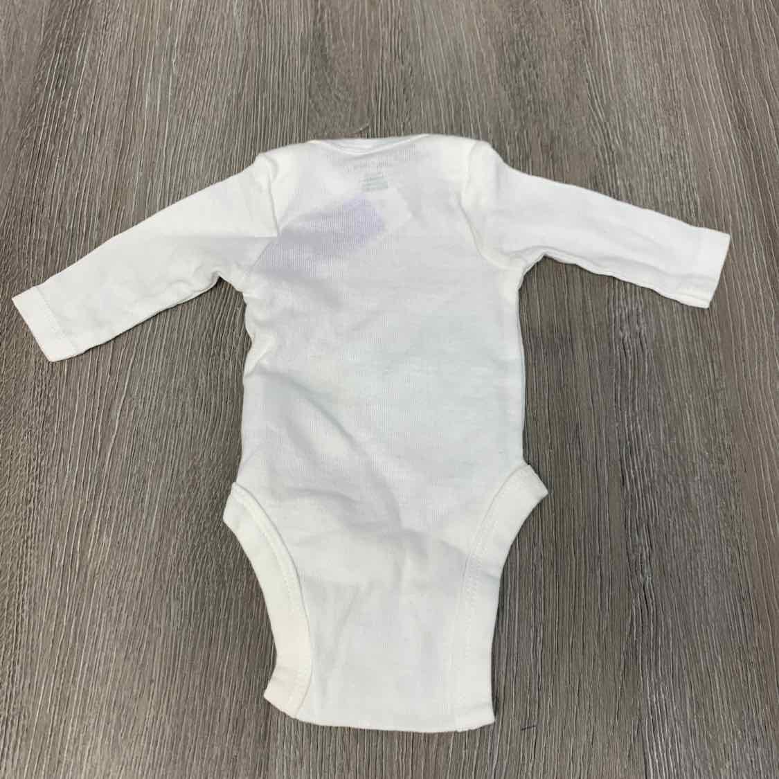 Size Preemie White Gerber Bodysuit