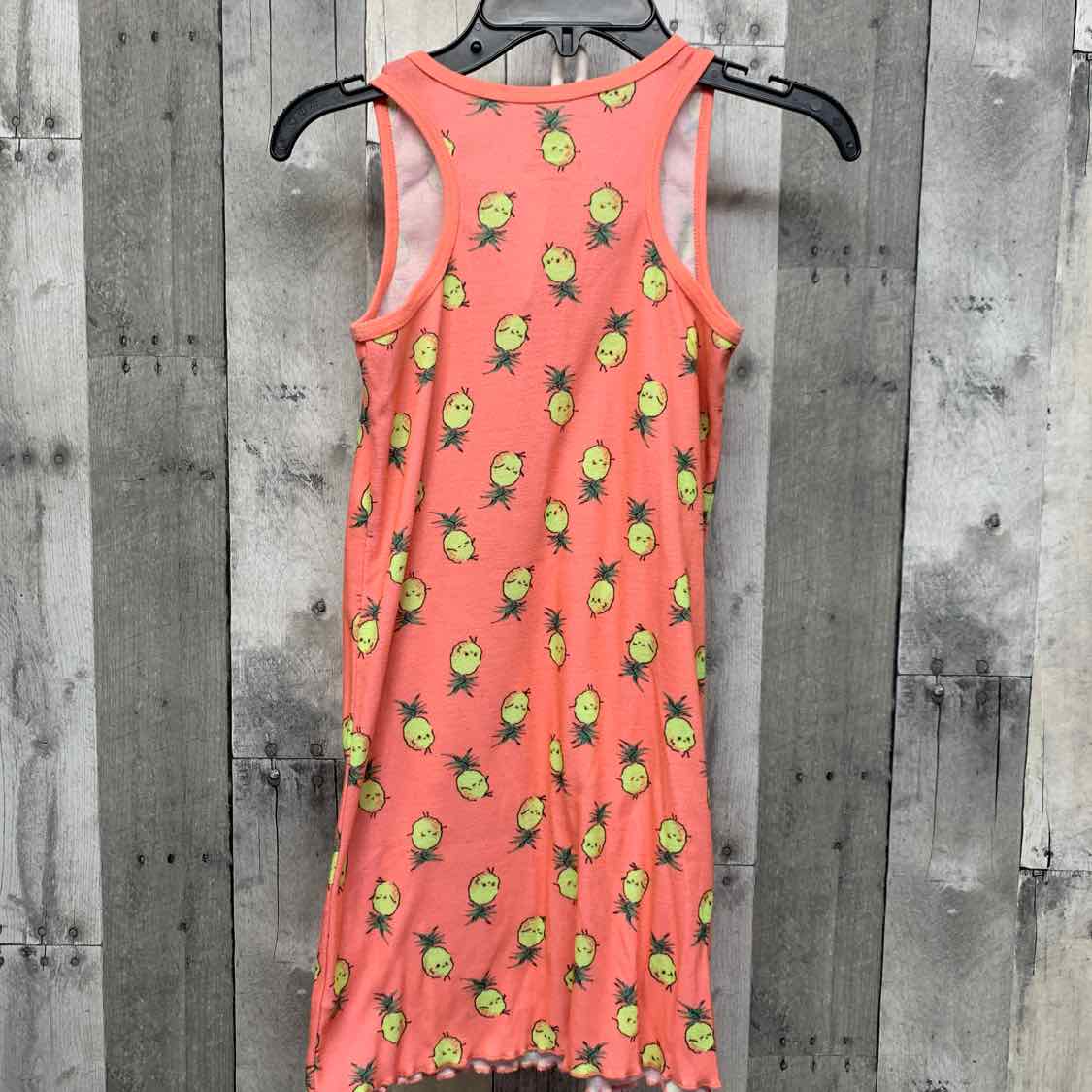 Size 8 Pink/Yellow Justice Nightgown