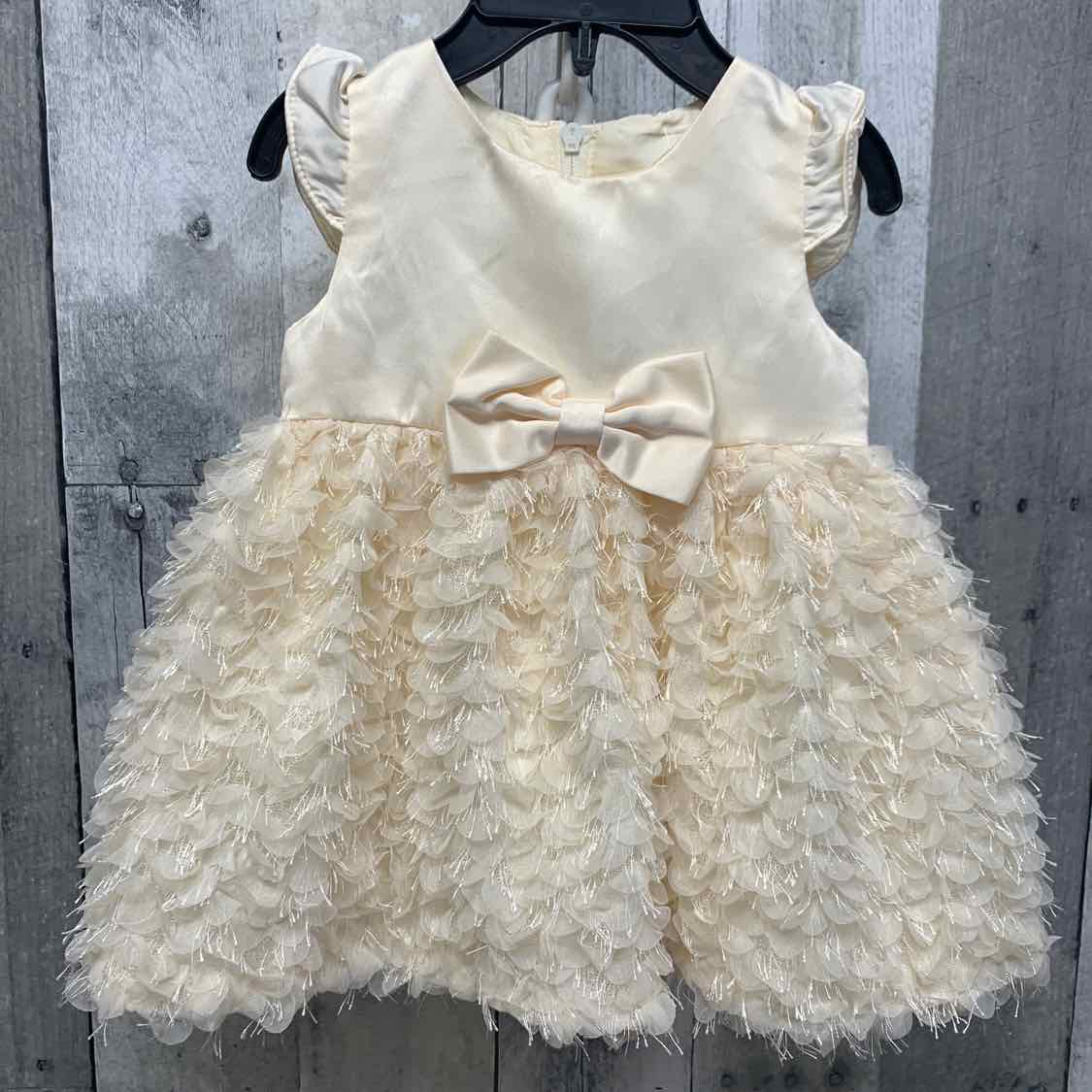 Size 6-9 Months White B Brand Dress - Party