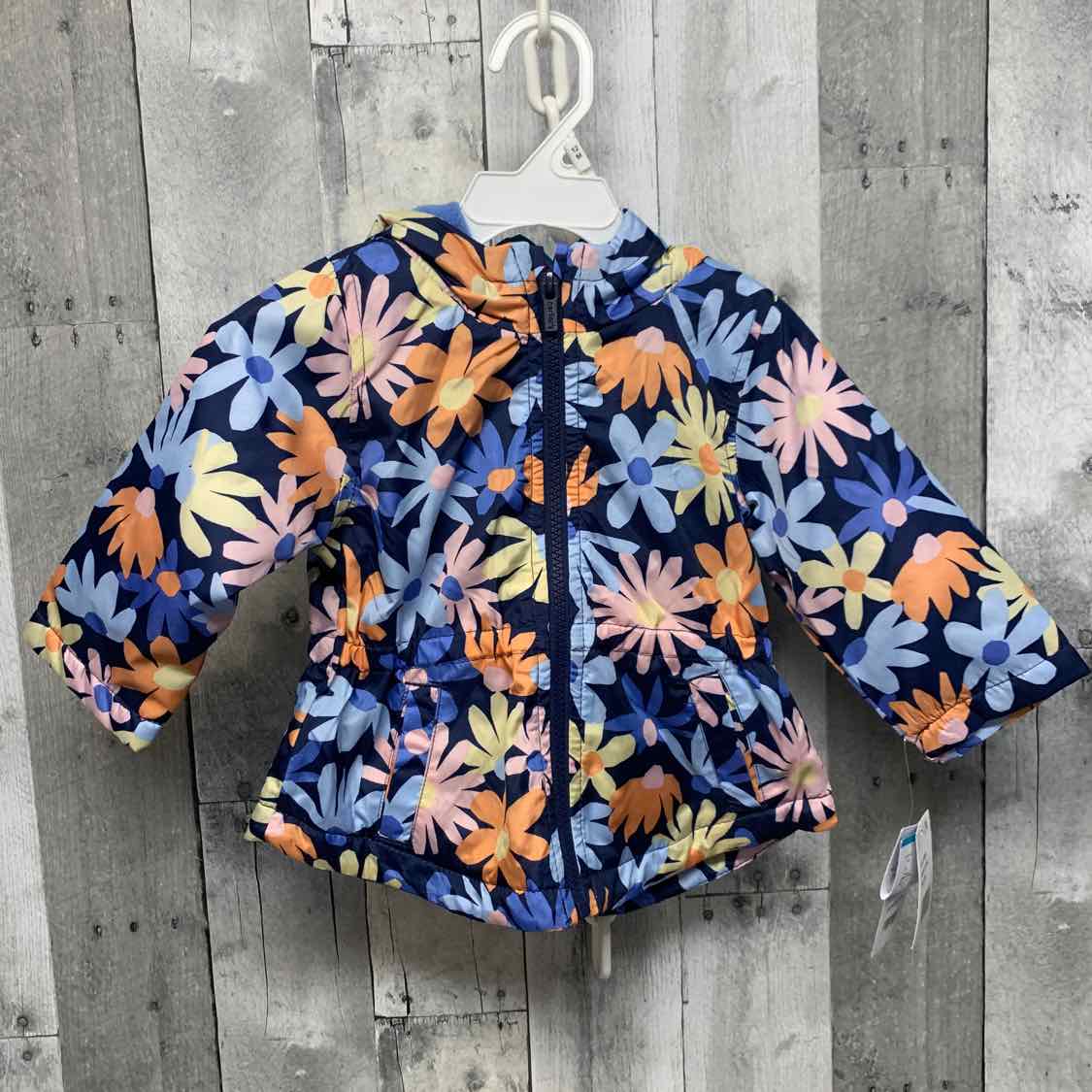 Size 12 Months Navy/Pink Carter's Light Jacket