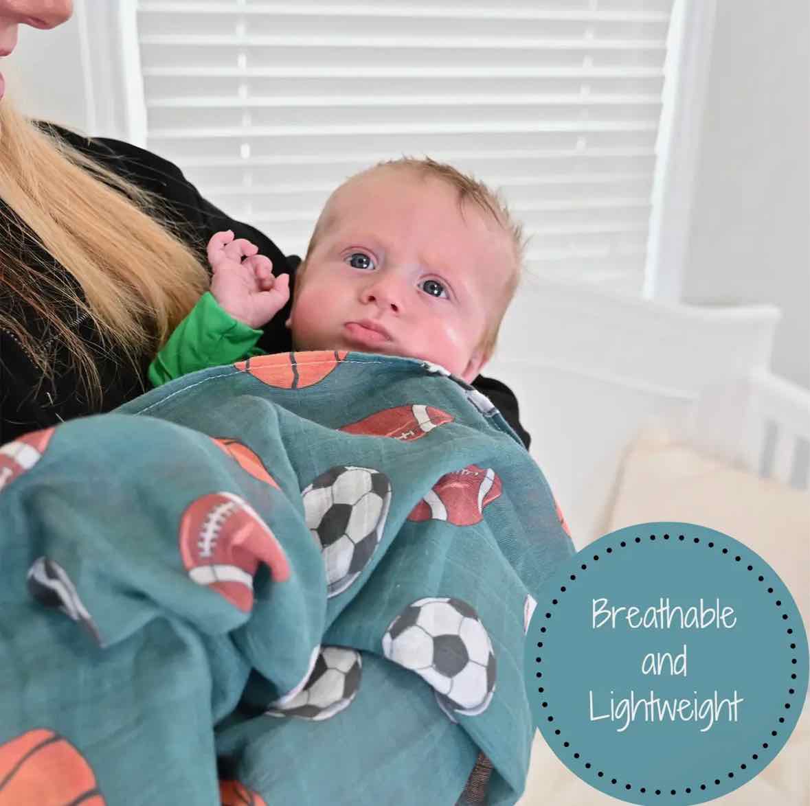 LollyBanks Little Athlete Receiving Blanket