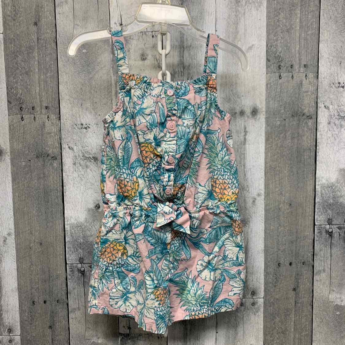 Size 3T Pink/Blue Osh Kosh Romper