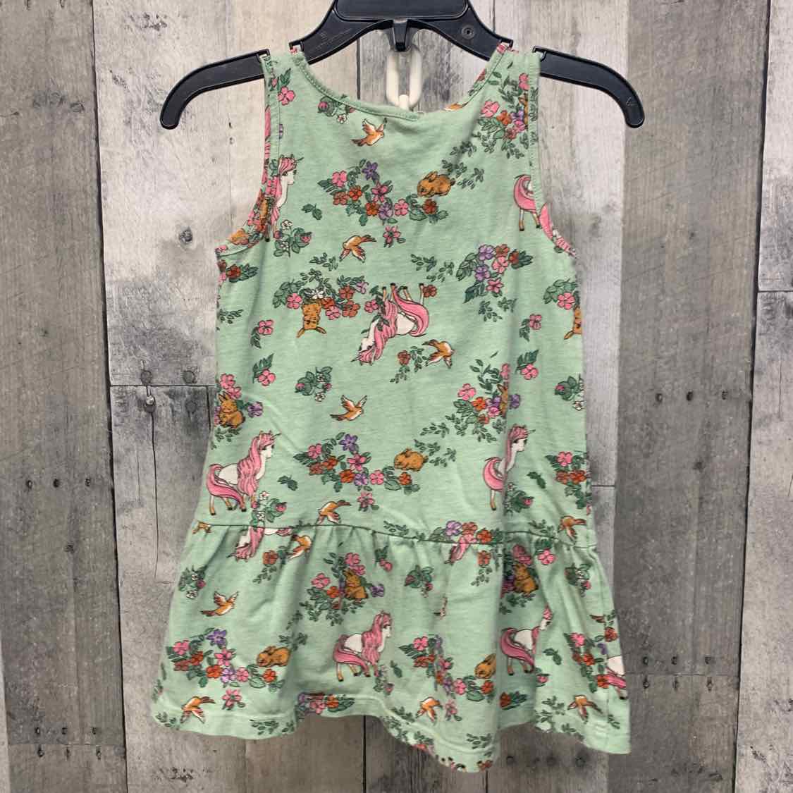 Size 2T Green Print H&M Dress