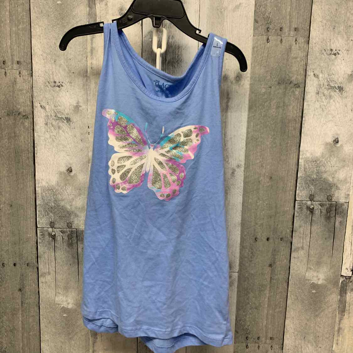 Size 10/12 Blue Graphic Children's Place Tank Top