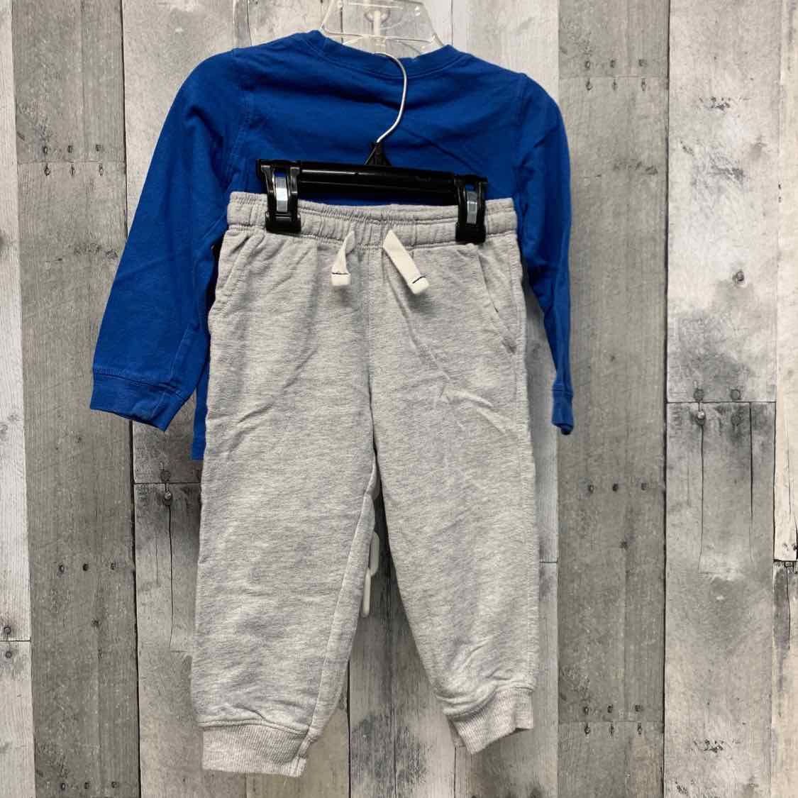 Size 24 Months Blue/Gray Carter's Shirt/Pants