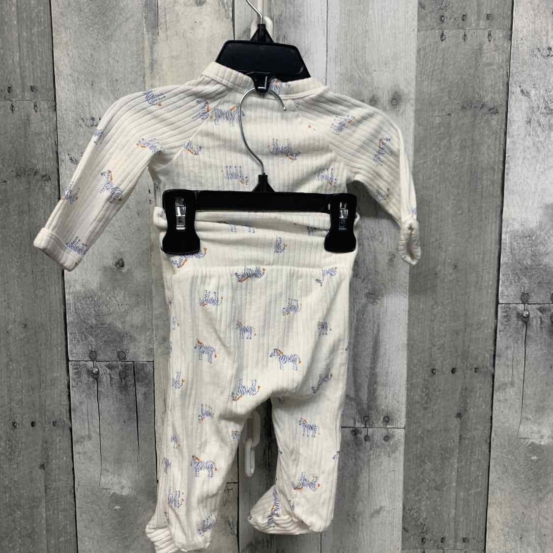 Size 3 Months White Print Just One You Shirt/Pants