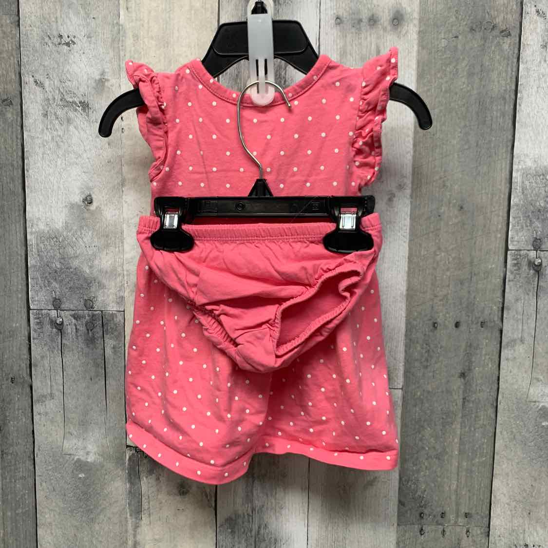 Size 6 Months Pink Print Carter's 2pc Dress